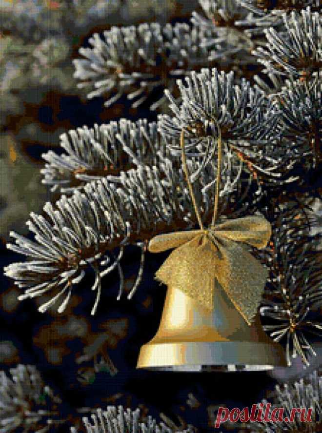 Рождественский колокольчик - Схемы вышивки - Natalya - Авторы - Портал «Вышивка крестом»