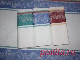 Как отстирать кухонные полотенца с помощью микроволновки. Стали словно вчера купленные!
	Пятна исчезли за 1,5 минуты!