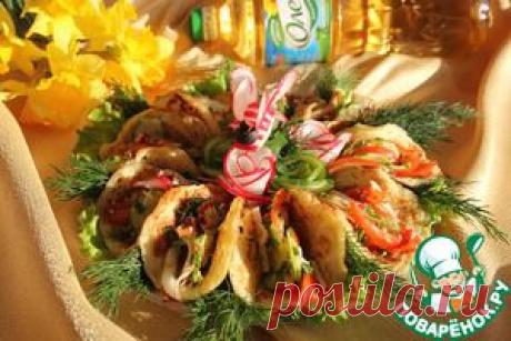 Картофельные лепешки с салатом - кулинарный рецепт