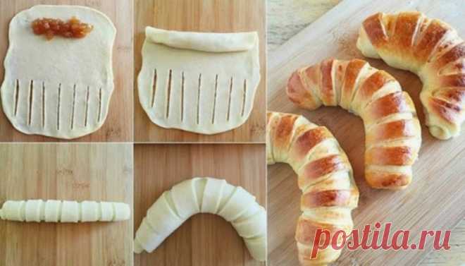 Сдобные рогалики