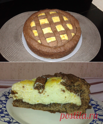 Італійські голубці: Апельсиновий сирник з кокосом (Torta di ricotta e cocco)