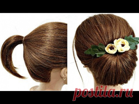 Быстрая Прическа на Короткие волосы. СДЕЛАЕТ КАЖДЫЙ. Quick Hairstyle for Short Hair.EVERYONE WILL DO