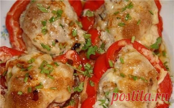 Безумно вкусный фаршированный перчик по-французски