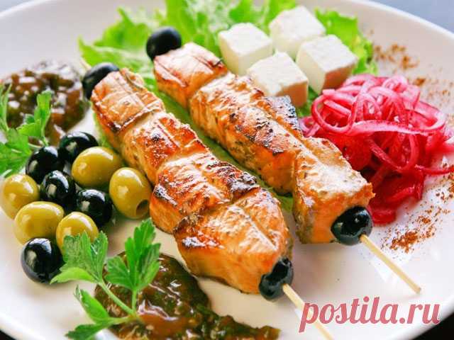Шашлык из рыбы: κаκ замаринοвать и пригοтοвить, κаκую рыбу выбрать | Кулинарушка - Вкусные Рецепты