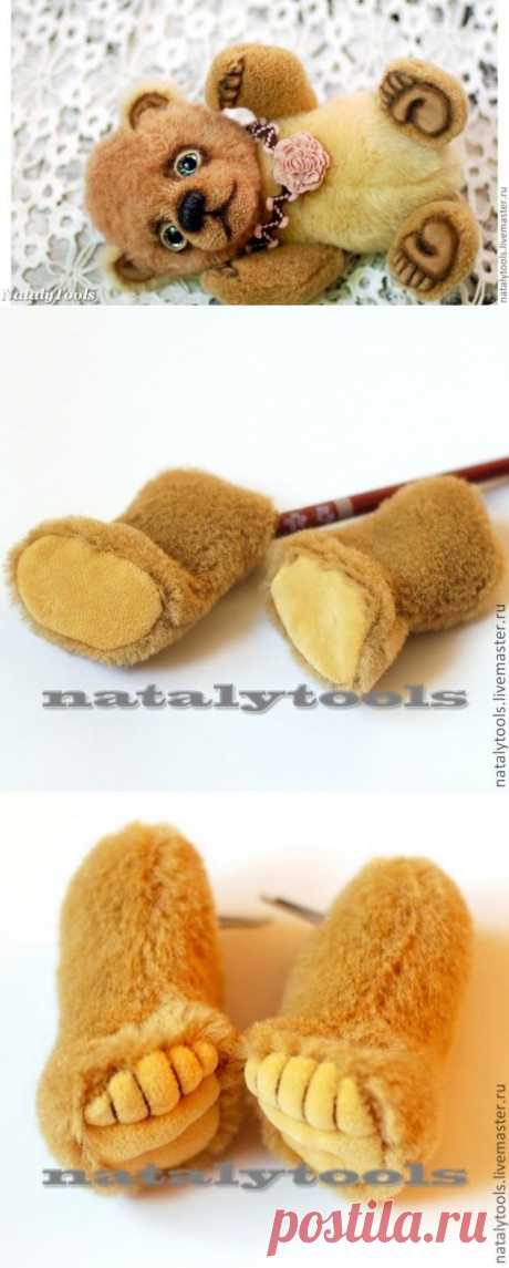 Косолапые лапки для мишки-тедди - Ярмарка Мастеров - ручная работа, handmade