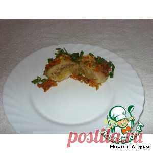 Гречнево-картофельные голубцы со шкварками - кулинарный рецепт