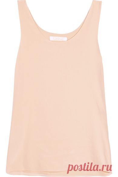 Хлоя | знаковых шелк крепдешин танк | NET-A-PORTER.COM