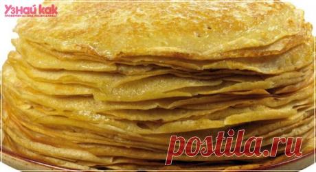 Блины по рецептам Вильяма Похлебкина