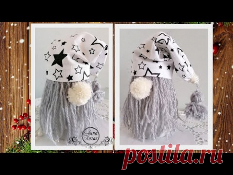 DIY☃🧙ГНОМ-ЗВЕЗДОЧЕТ с СЮРПРИЗОМ внутри!!!☃🧙ПОДЕЛКА из обычной ВТУЛКИ☃🧙 - YouTube
