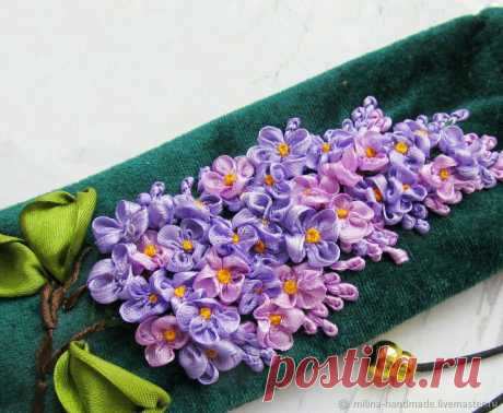 Сирень из атласных лент: мастер-класс — Сделай сам, идеи для творчества - DIY Ideas
