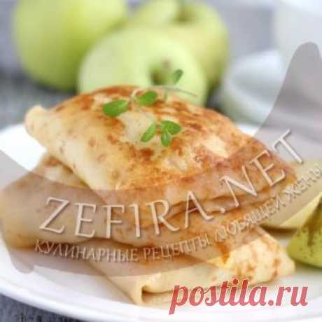 Блины с яблоками – Кулинарные рецепты любящей жены