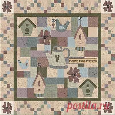 Летний садовый одеяло | FaveQuilts.com