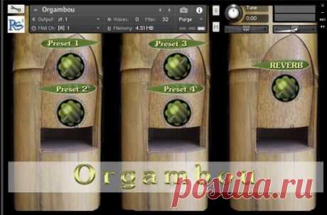 Rossignol Studio Orgambou KONTAKT-SYNTHiC4TE  | 18.3 MB
Orgambou is a virtual instrument for Kontakt 5 Native Instruments created by Rossignol-Studio.

It is a bamboo barrel organ using samples in 16bit 48KHz from the work of Dominique Lacaud ODFGRANDORGUE.
It has four buttons, four registers to the typical sounds of this kind of instrument.