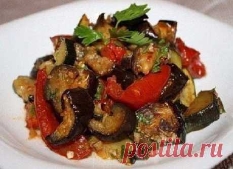 Невероятно вкусные запеченные овощи в маринаде. Пальчики оближешь! 
