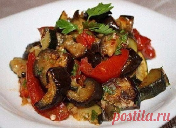 Невероятно вкусные запеченные овощи в маринаде. Пальчики оближешь! 