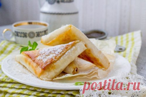 Ленивые пирожки с яблоками на сковороде — Кулинарные рецепты любящей жены