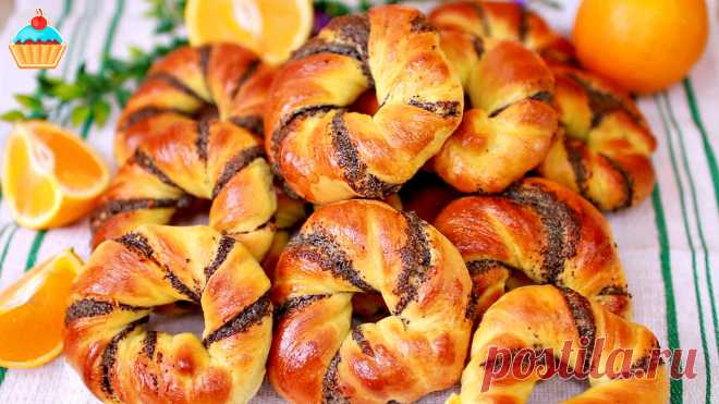 БЕСПОДОБНЫЕ АПЕЛЬСИНОВЫЕ БУЛОЧКИ С МАКОМ. Рецепт. | СЕМЕЙНАЯ КУХНЯ | Яндекс Дзен