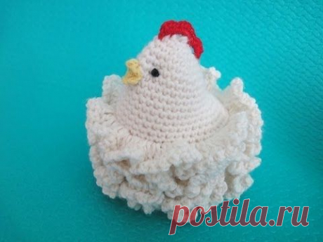 Пасхальная курочка Часть 2  Easter chicken Part 2 Crochet