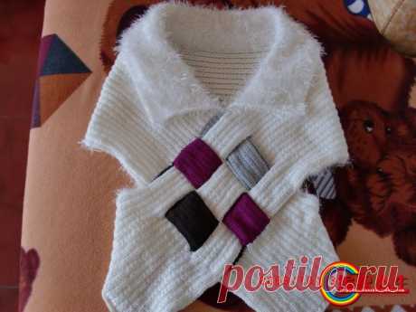 Имитация симпатичной кофточки — DIYIdeas