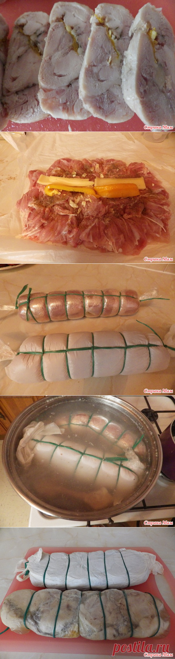 Мясной рулет для тех, кто не любит колбасу