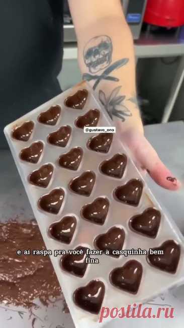 Produção de bombons