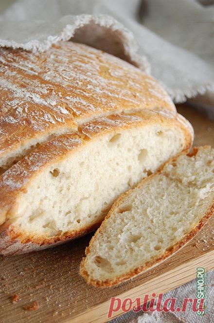 Бездрожжевой хлеб на хмелевой закваске