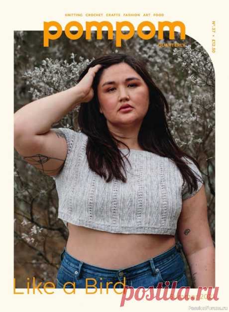 Вязаные модели спицами в журнале «Pom Pom Quarterly №37 2021» |  Журнал из Великобритании по вязанию спицами.