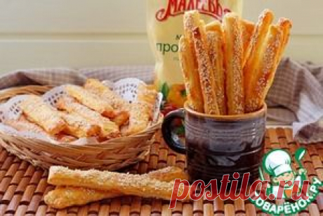 Сырно-творожные хрустящие палочки - кулинарный рецепт
