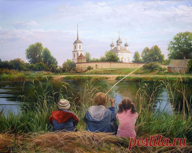 Душа России в работах Вячеслава Палачева.