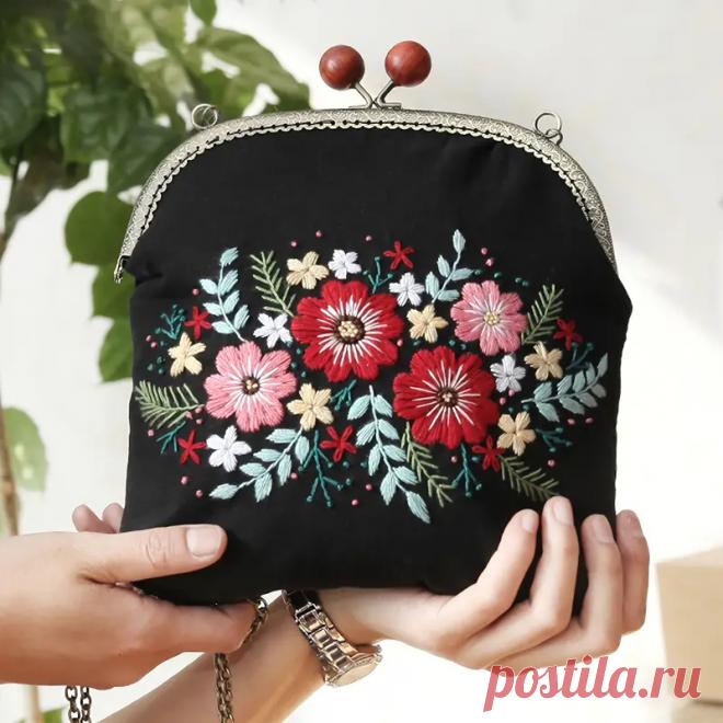 1 шт. кошелек для с вышивкой ручной работы кошелек для - Temu Moldova