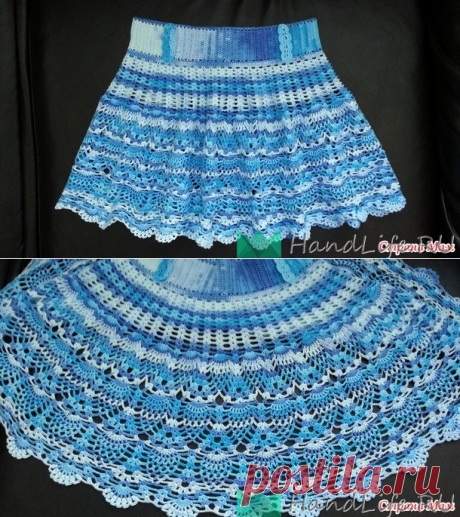 ЮБОЧКА ДЛЯ ДЕВОЧКИ КРЮЧКОМ. / Вязание