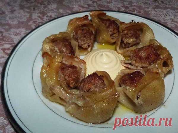 Ракушки, фаршированные мясом и овощами | Poperchi.Ru | Яндекс Дзен