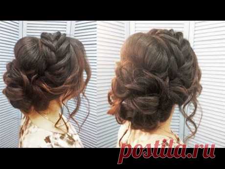 Свадебная прическа,вечерняя,прическа на выпускной. Wedding, evening, prom hairstyle