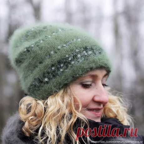 ШАПОЧКА FLUFFY GLAM ОТ @BELKA_HANDMADE