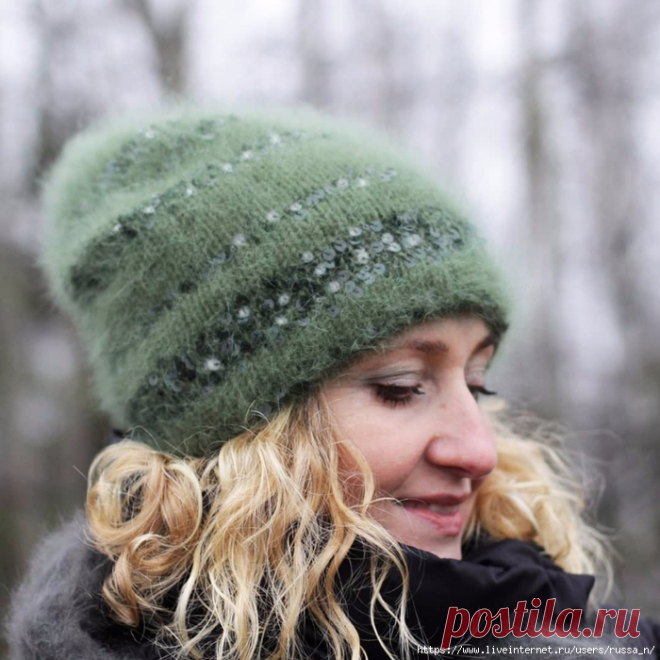 ШАПОЧКА FLUFFY GLAM ОТ @BELKA_HANDMADE