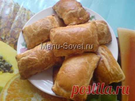 Слойки с творогом