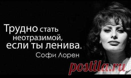 Секреты женской Красоты!!!
Каждая женщина, усаживаясь за туалетный столик, становится художницей и погружается в мир искусства. Точнее - она получает шанс.
Софи Лорен