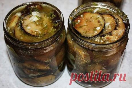 Баклажаны с чесноком
Ароматные, остренькие жареные баклажаны наверняка не оставят любителей "горячих" закусок равнодушными. Открываешь банку с такими баклажанами зимой, да с жареной картошкой... Это просто праздник какой-то! 
Из всех заготовок именно эти баклажаны понравились больше! Вот так вот!
Ингредиенты и способ приготовления смотрите на нашем сайте https://quhny.ru/recipes/90424/baklazhany-s-chesnokom.html?t=0800