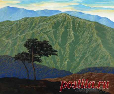 Корейская живопись. Ким Бён Гу - Kim Byeong Gu (김병구). Республика Корея