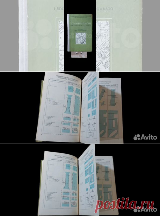 Книга Условные знаки для топографических планов 1973... купить в Москве | Авито