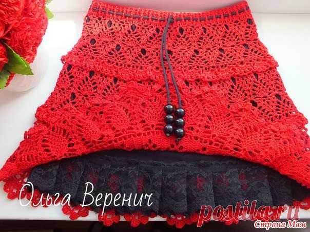 Красная юбочка от Ольги Веренич | Handmade24