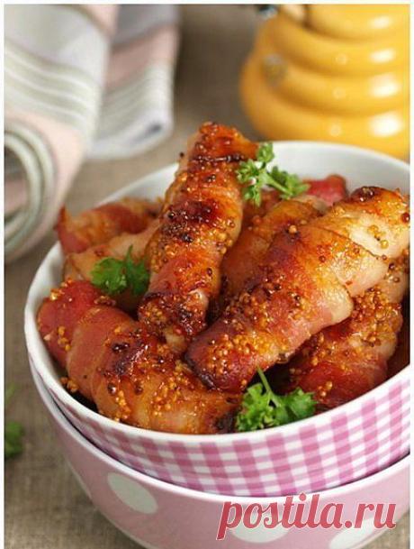Рецепт курицы в беконе