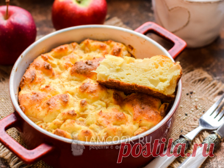 ПП шарлотка с яблоками и творогом — рецепт с фото Сегодня приготовим правильный и вкусный пирог Шарлотка с творогом, на рисовой муке - отличный вариант пп выпечки на каждый день.