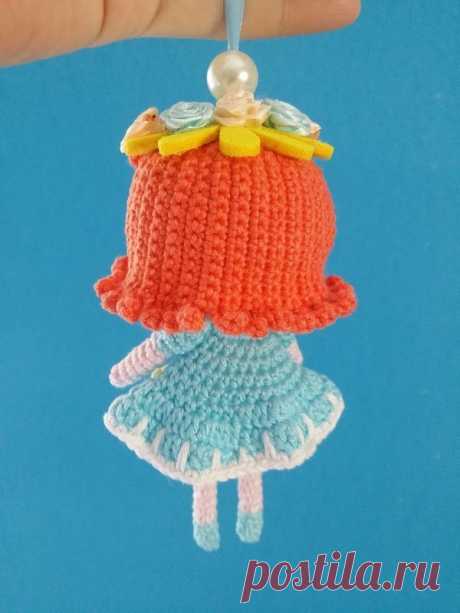 Anleitung Amigurumi &quot; Elina &quot; Taschen Püppchen 13 cm Groß