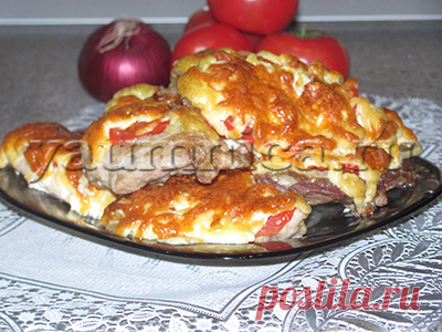 мясо по-французски в духовке рецепт