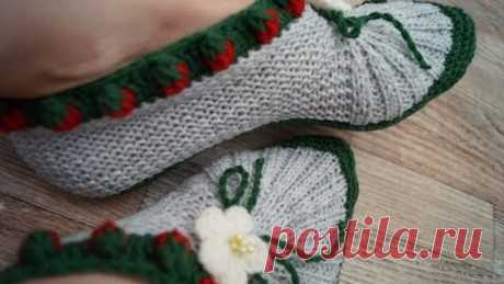 Тапочки-следочки Strawberry Mood (Клубничное настроение).