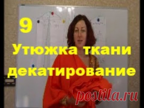 Утюжка ткани. Декатирование.