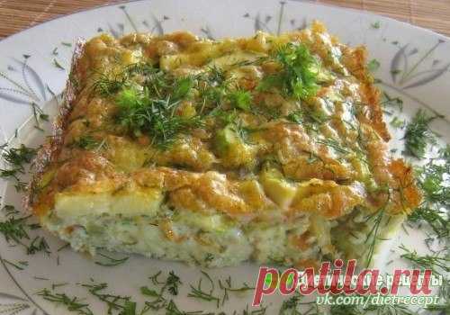 Кабачковый омлет в духовке / X-Style
