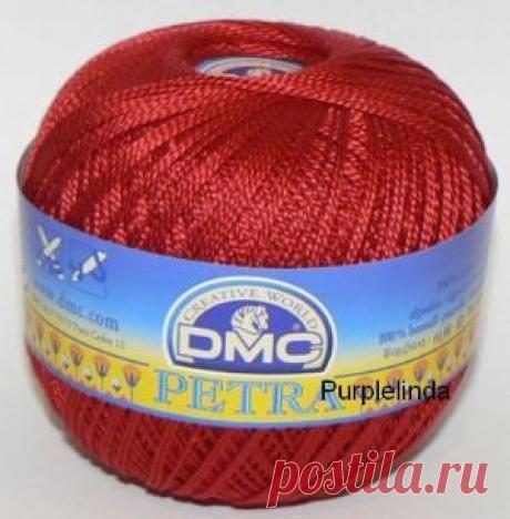 DMC PETRA Perle No 3 Crochet Cotton RED 5321