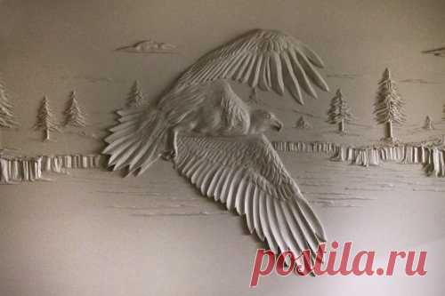 Потрясающие объёмные настенные рисунки Берни Митчелла / Я - суперпупер